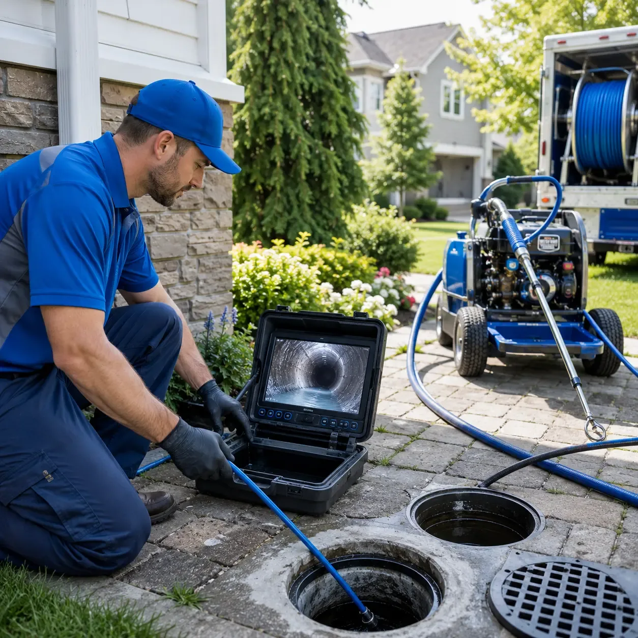 Outdoor drain cleaning professionals serving Columbia, LA